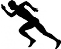 Старт бегуна-спринтера мужчины — стоковый вектор
